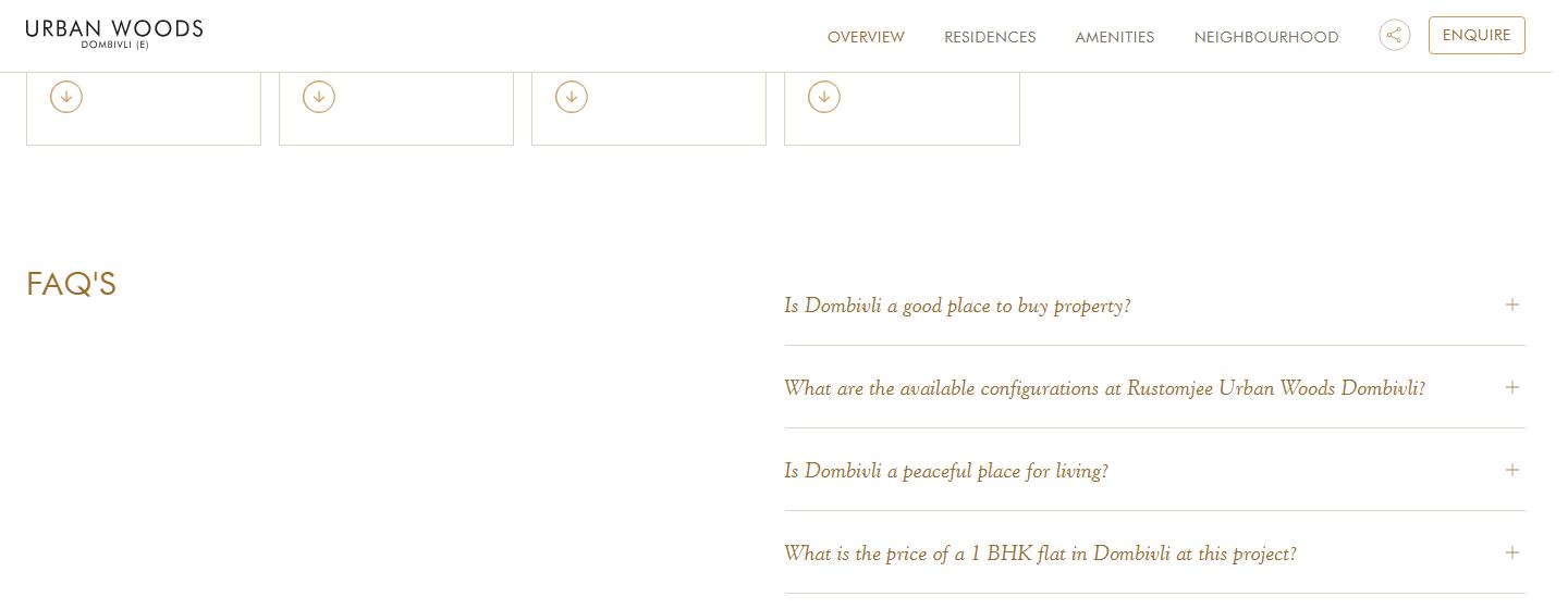 A project page with a video, with the element outlined