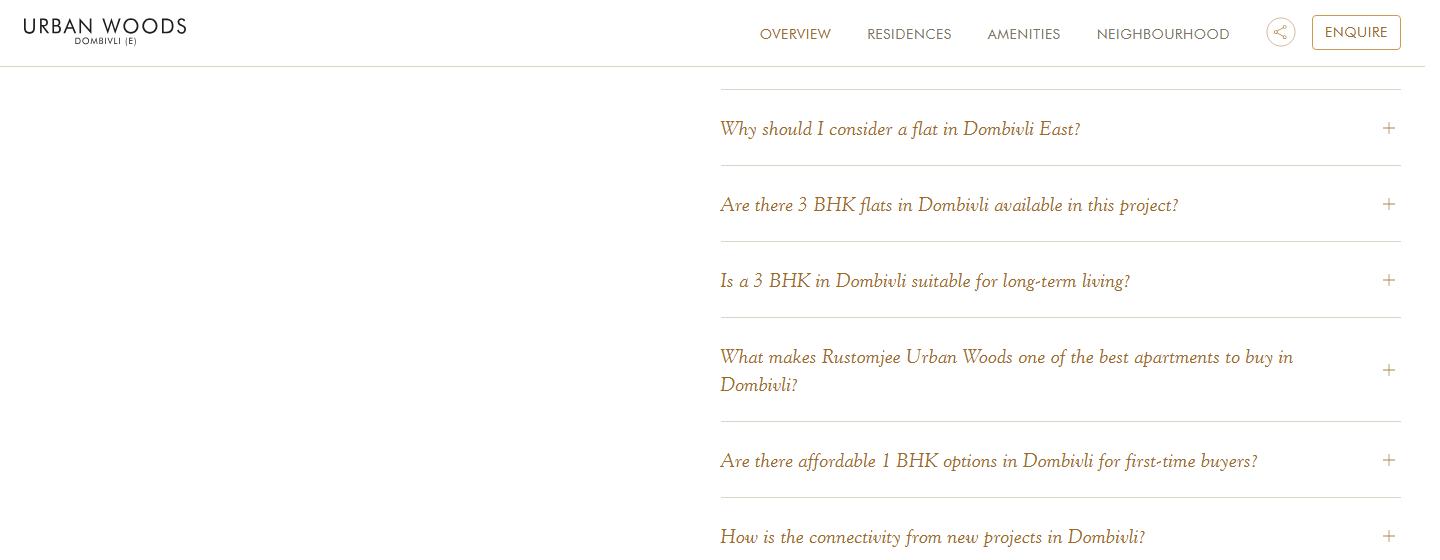 A project page with a video, with the element outlined
