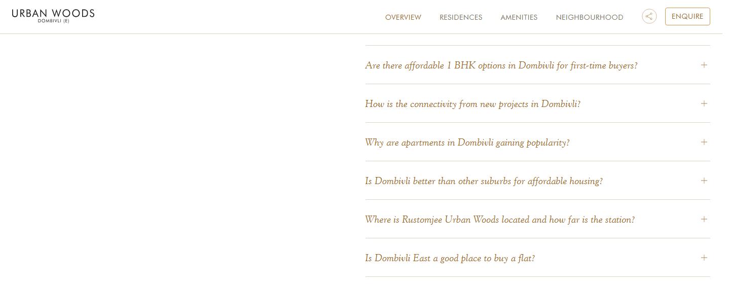 A project page with a video, with the element outlined