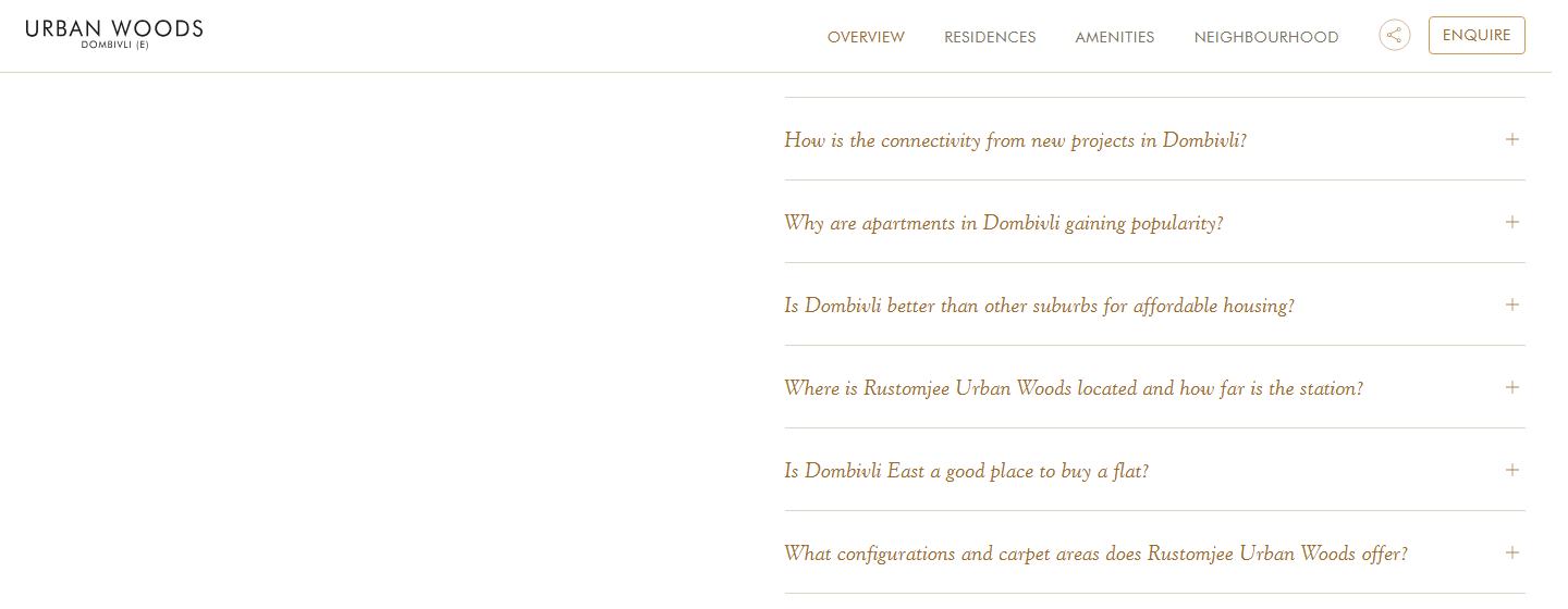 A project page with a video, with the element outlined