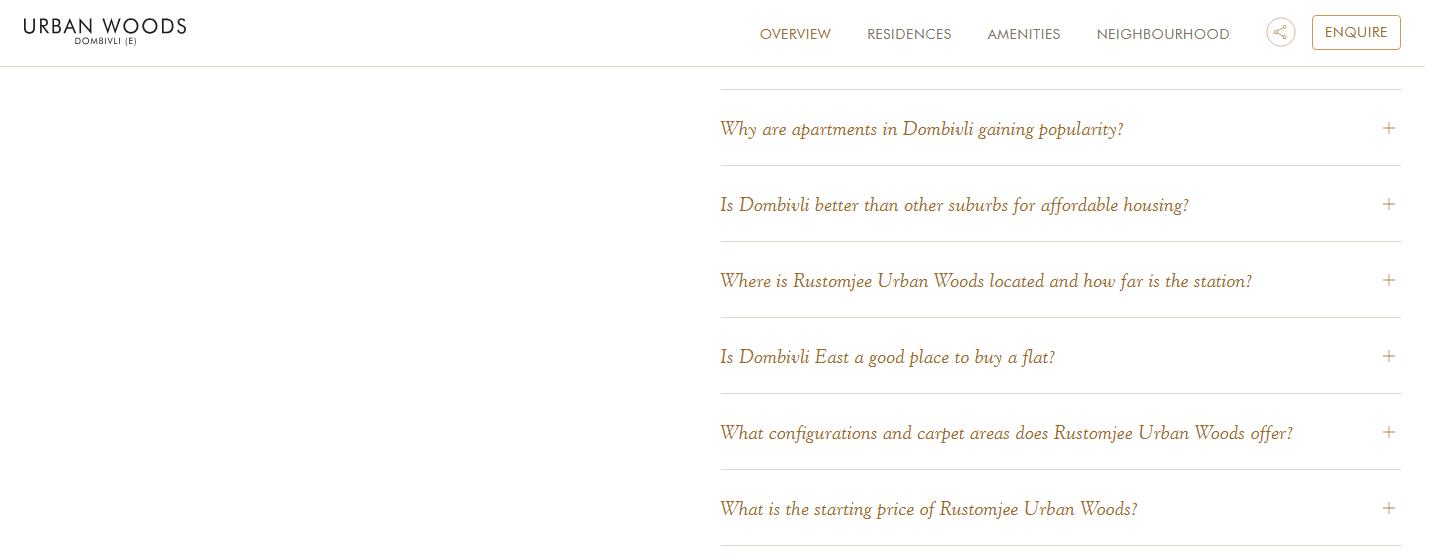 A project page with a video, with the element outlined