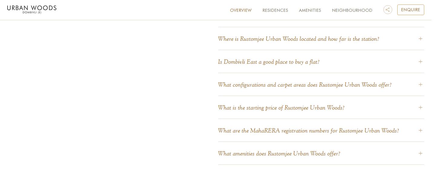 A project page with a video, with the element outlined