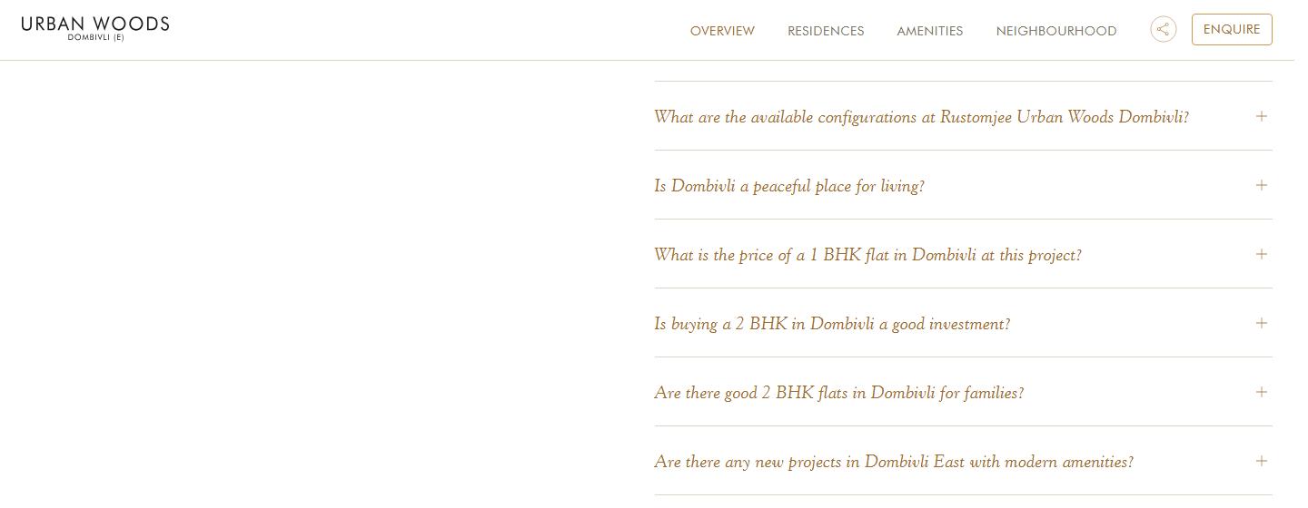 A project page with a video, with the element outlined