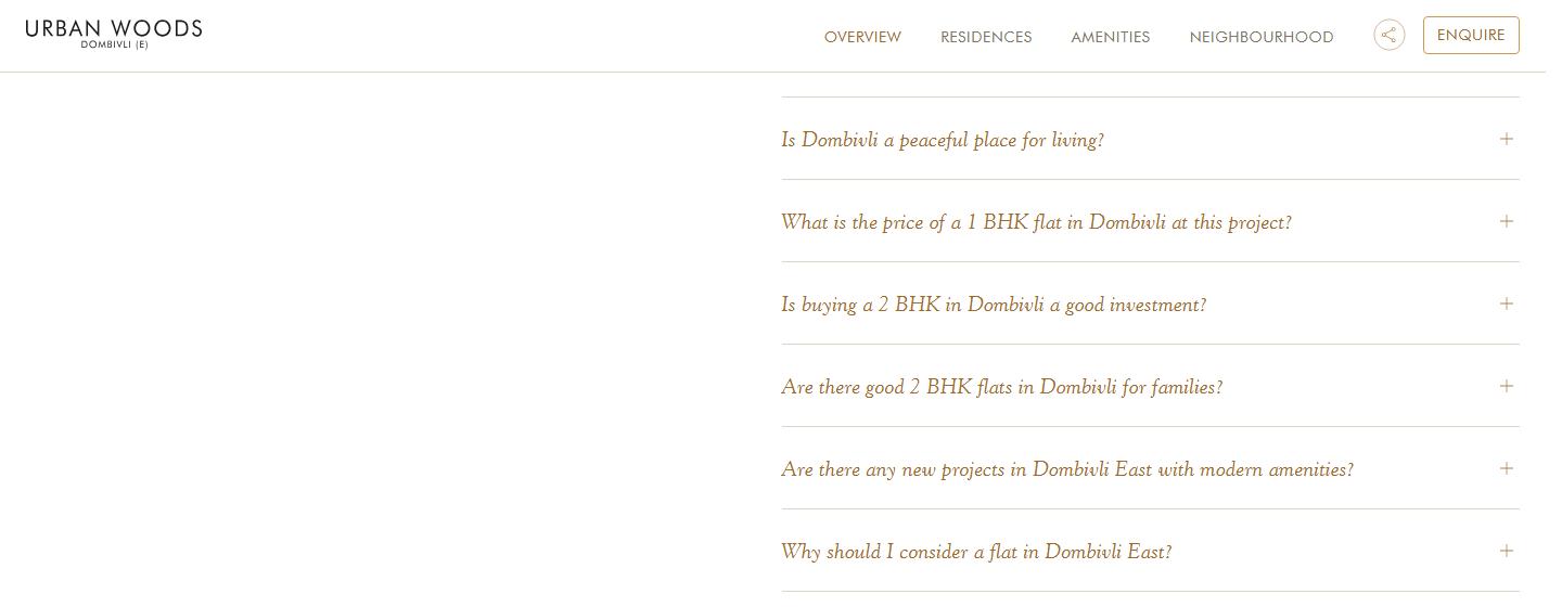 A project page with a video, with the element outlined