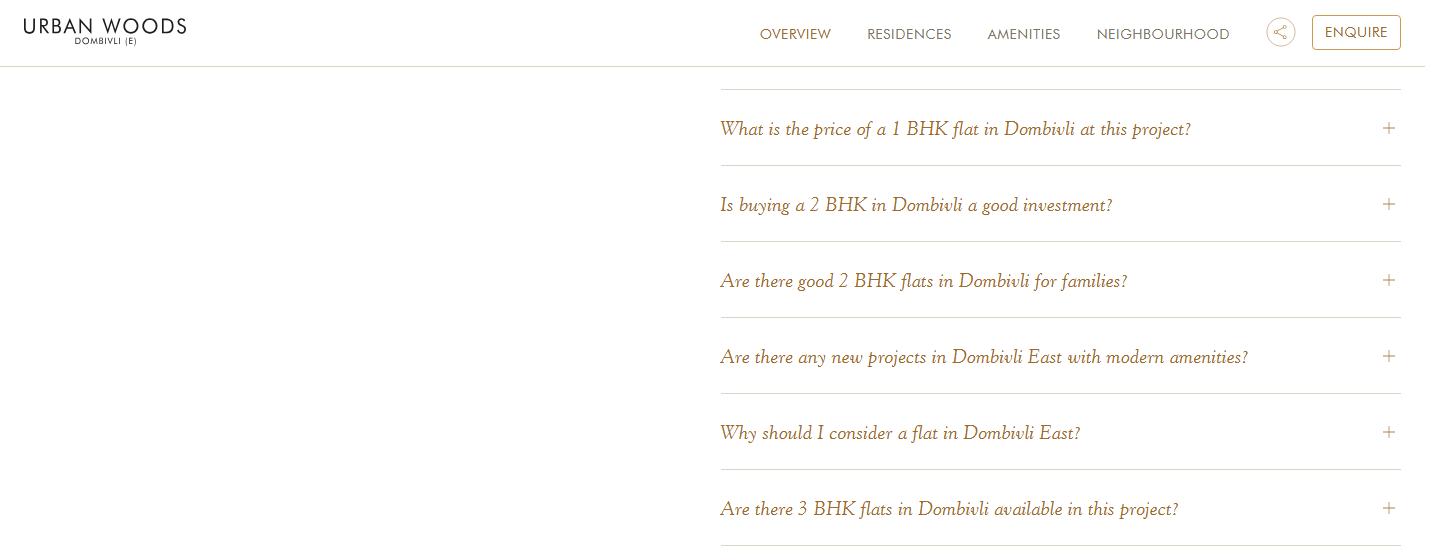 A project page with a video, with the element outlined