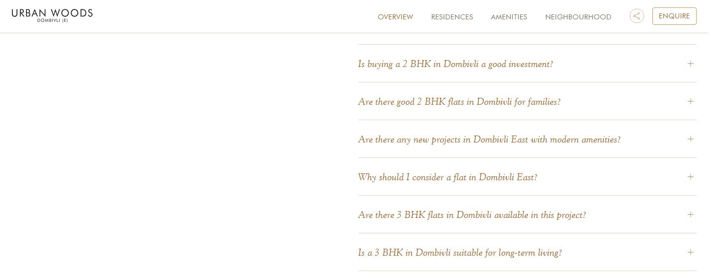 A project page with a video, with the element outlined